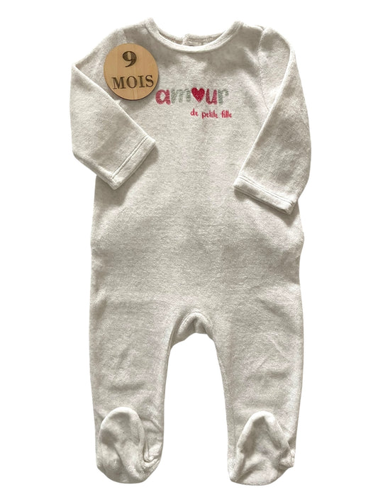 Pyjama velours, écru, TAO