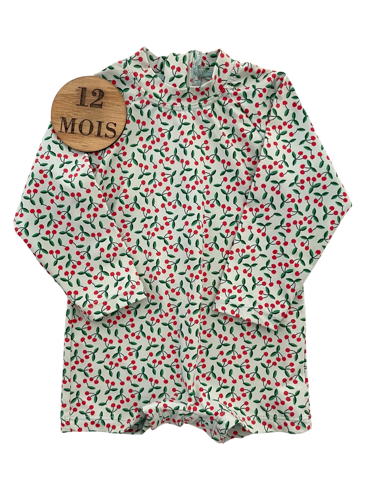 Maillot de bain, combinaison, cerises, Bout’chou