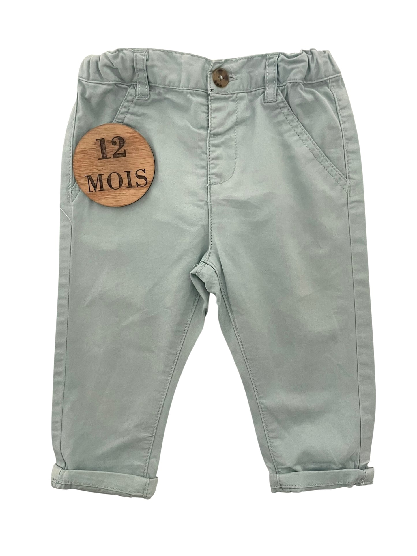 Chino, vert d’eau, Kiabi