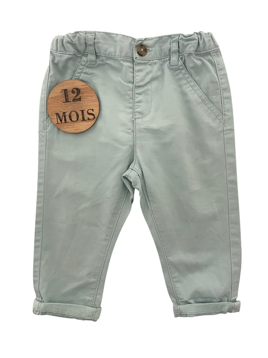 Chino, vert d’eau, Kiabi