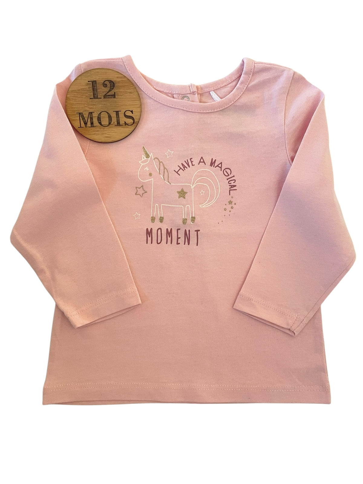 Tee-shirt rose, licorne, Orchestra