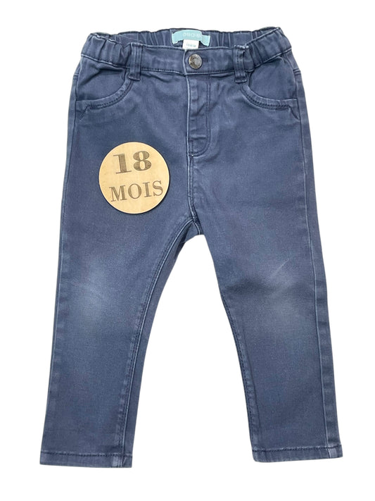 Jean bleu-gris foncé, Obaïbi