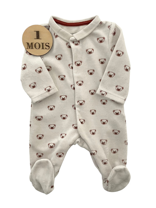 Pyjama velours ourson, Obaïbi
