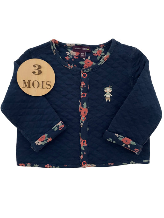 Gilet bleu-marine, Sergent Major