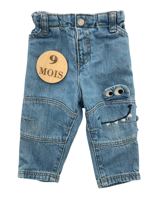 Jean bleu, crocodile, DPAM