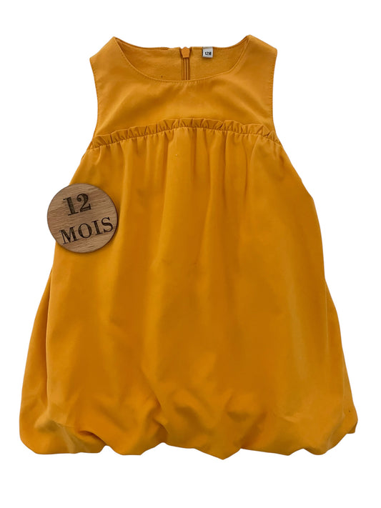 Robe boule, orange