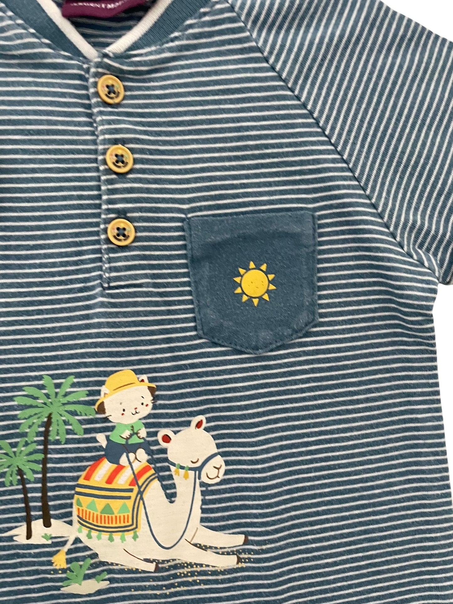 Combishort rayée, bleue, Sergent Major
