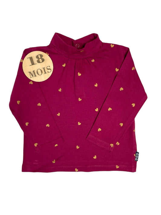 Sous pull bordeaux, Mes petits cailloux