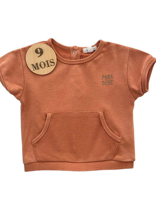 Sweat manches courtes, Vertbaudet