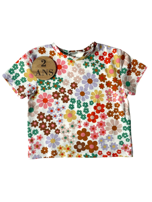 Tee-shirt fleuri, H&M