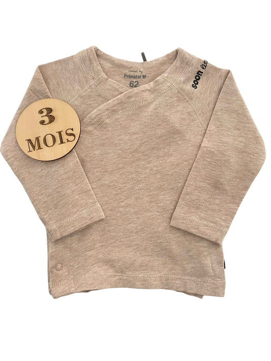 Brassière fine, beige, Prénatal