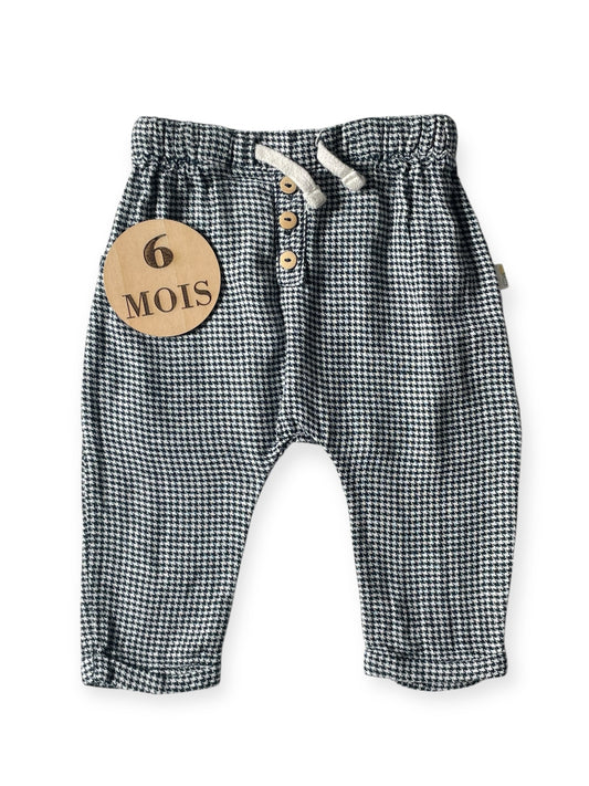 Pantalon fin pieds de poule, Kiabi