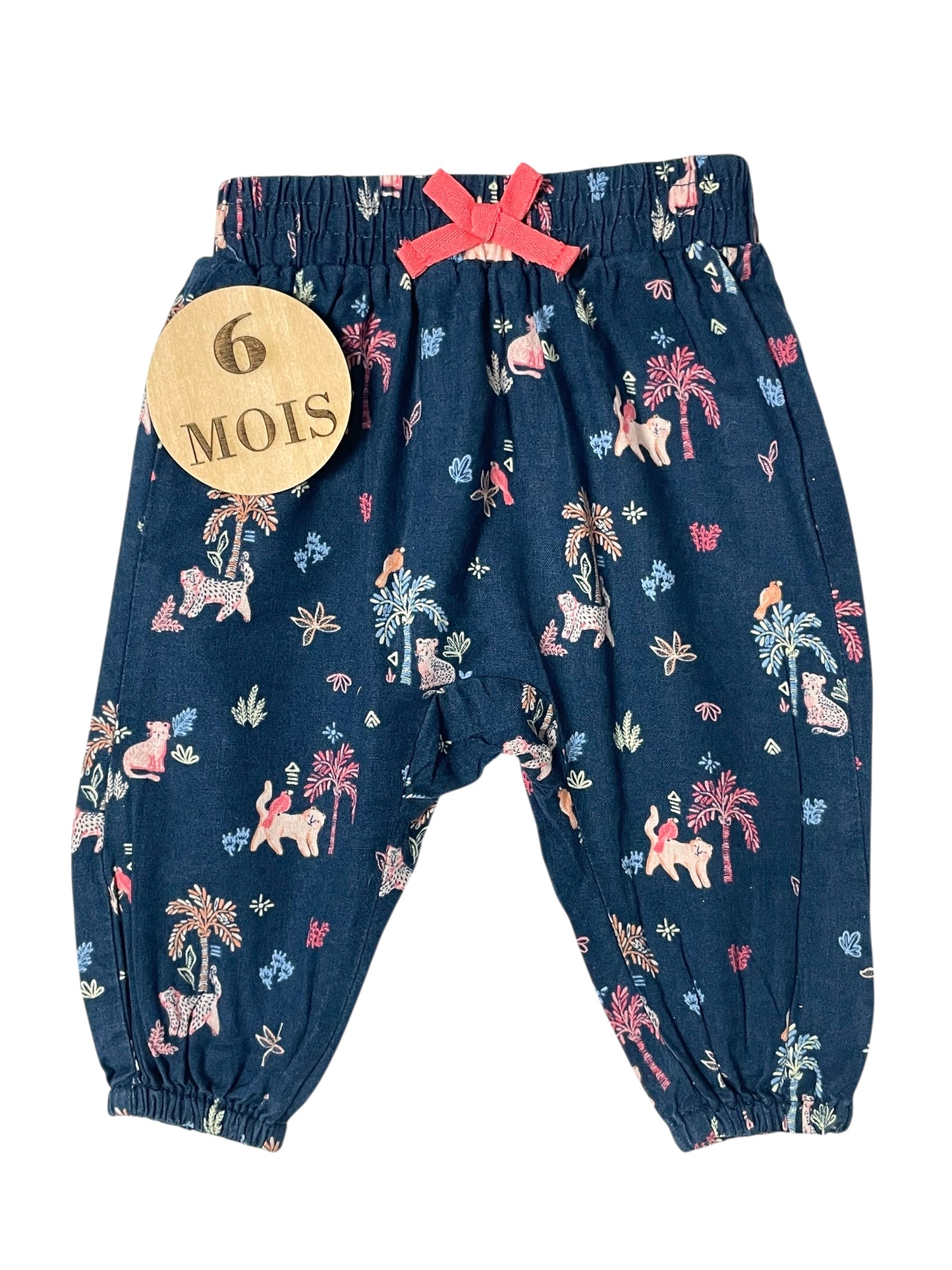 Pantalon bleu-marine, savane, TAO