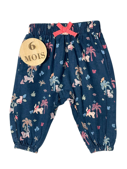 Pantalon bleu-marine, savane, TAO