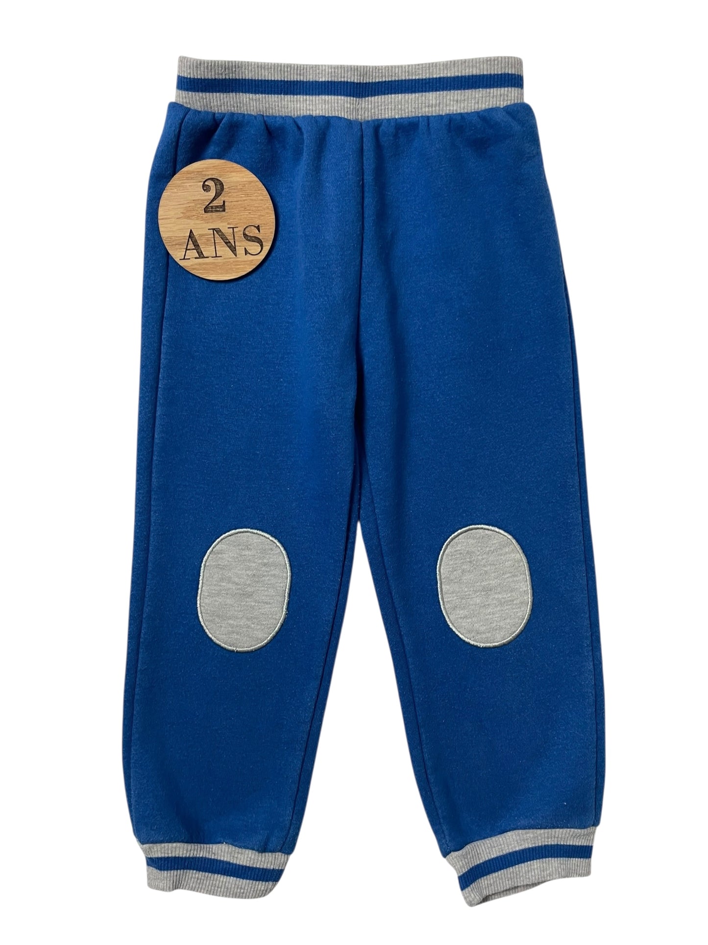 Jogging bleu et gris