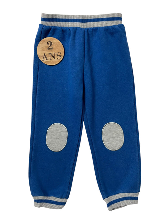 Jogging bleu et gris