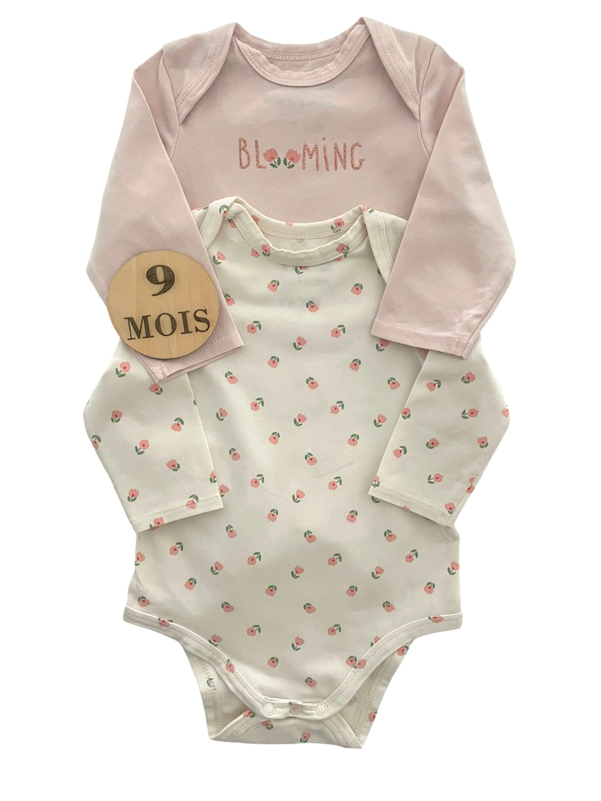 Lot 2 bodies, rose et fleuri, TAO