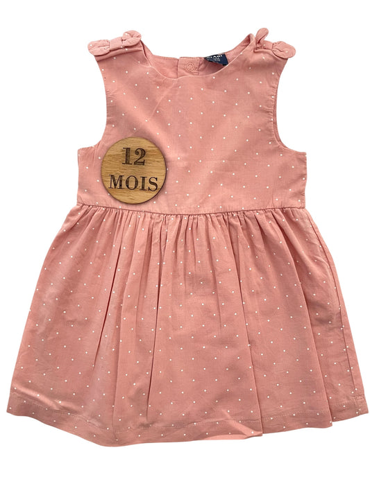 Robe rose à pois, Kiabi