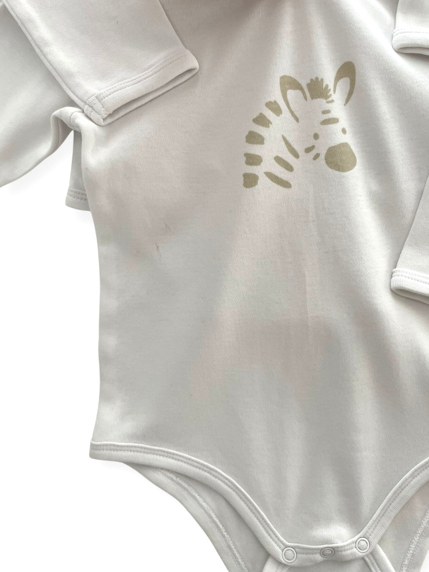 Lot 2 bodies blancs, Vertbaudet