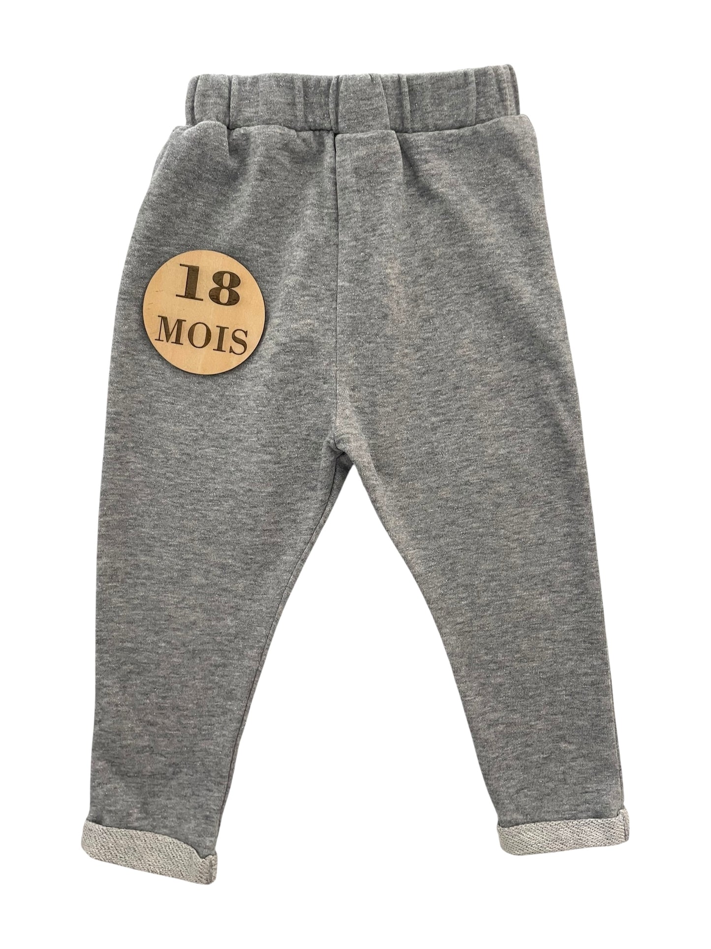 Jogging gris pailleté, Bébé rêve