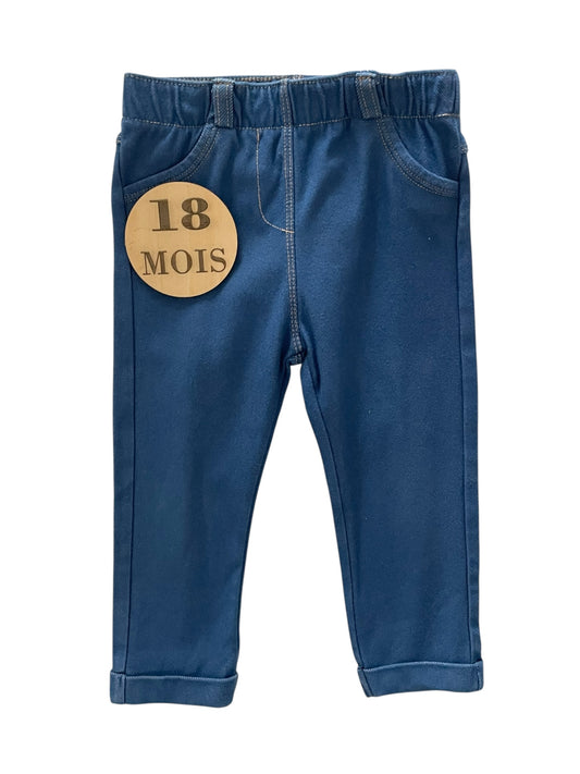 Jegging bleu, Kiabi