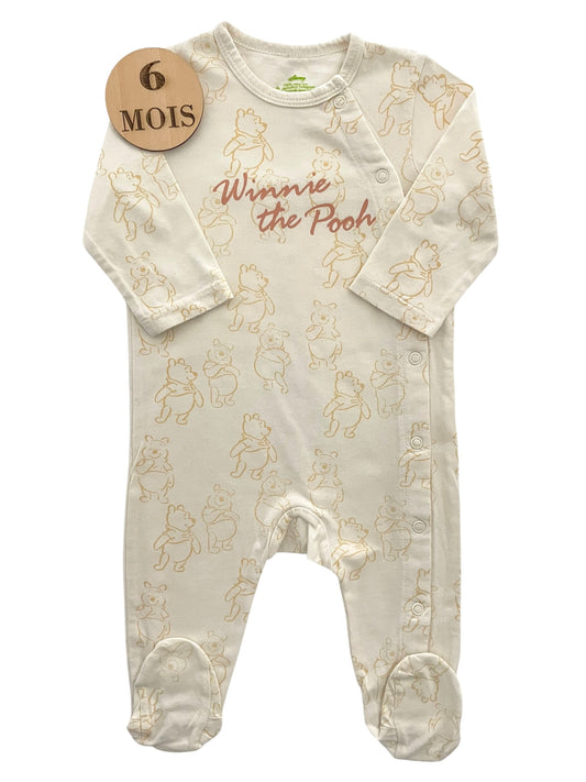 Pyjama coton crème, Winnie, Disney Baby