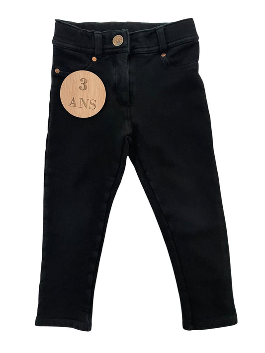 Pantalon stretch, noir, Orchestra