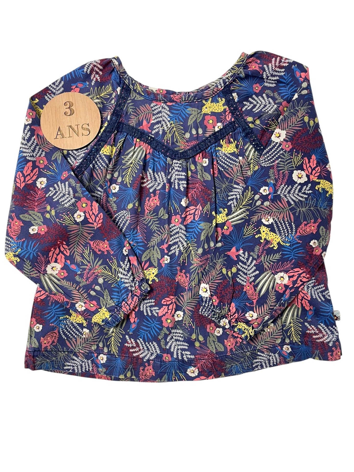 Blouse bleu-marine, savane, Sergent Major