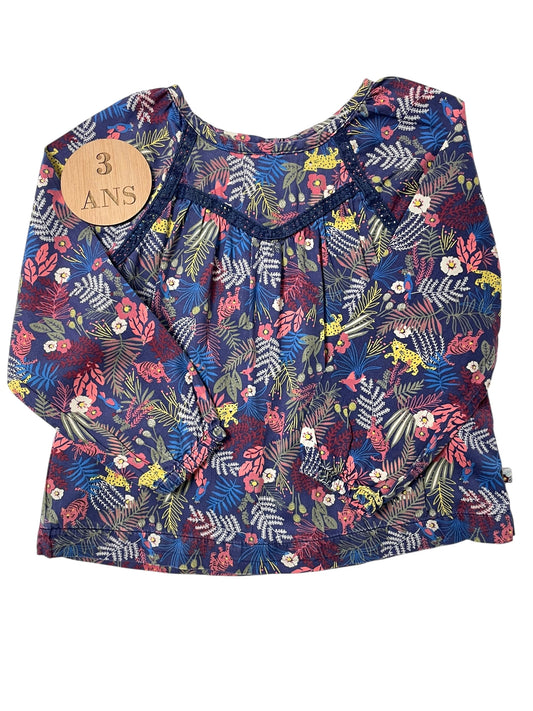 Blouse bleu-marine, savane, Sergent Major