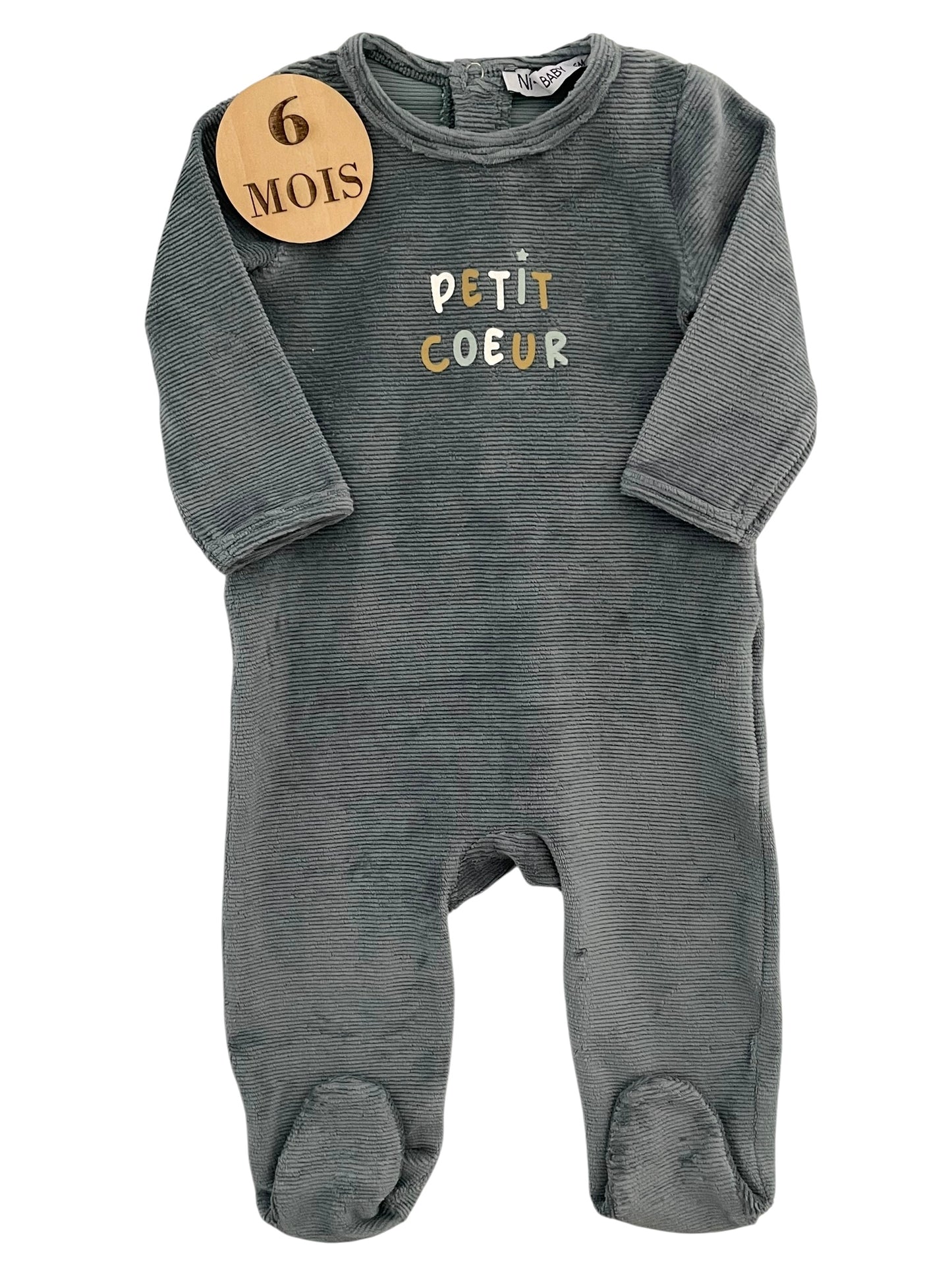 Pyjama velours gris, NPO
