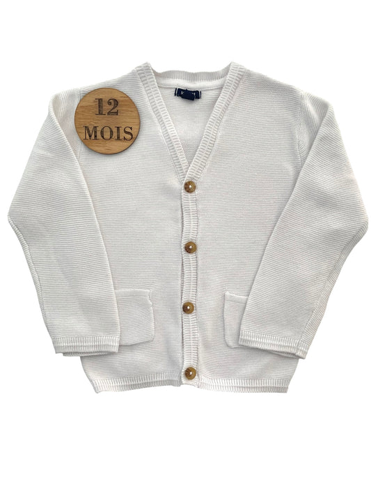 Gilet fin blanc, Kiabi