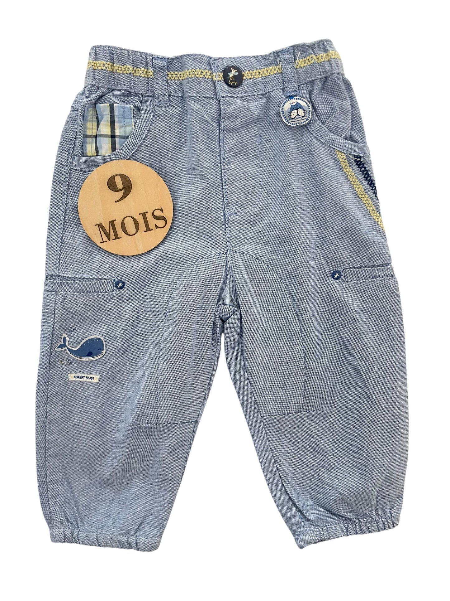 Pantalon bleu-gris, Sergent Major