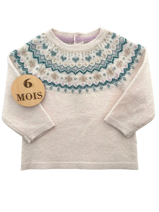 Pull en mailles, irisé, Obaïbi