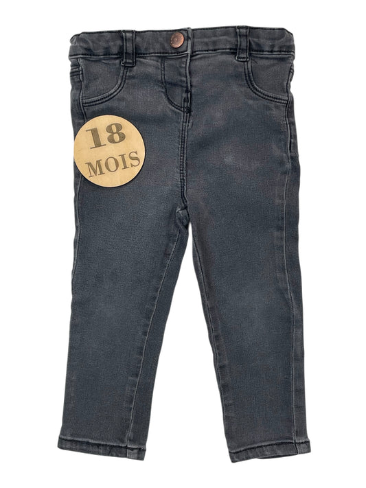 Jean gris foncé, Kiabi