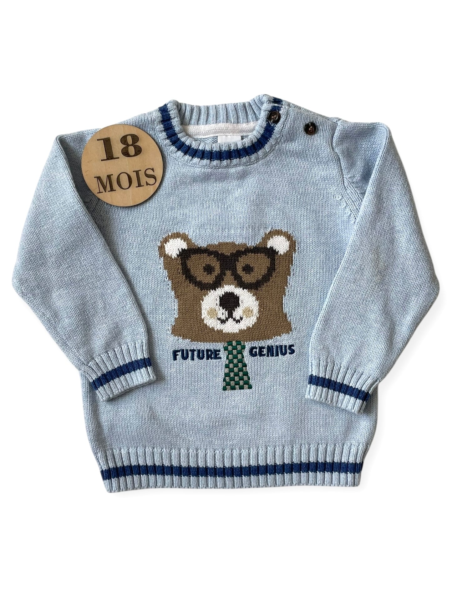 Pull en mailles, bleu, C&A
