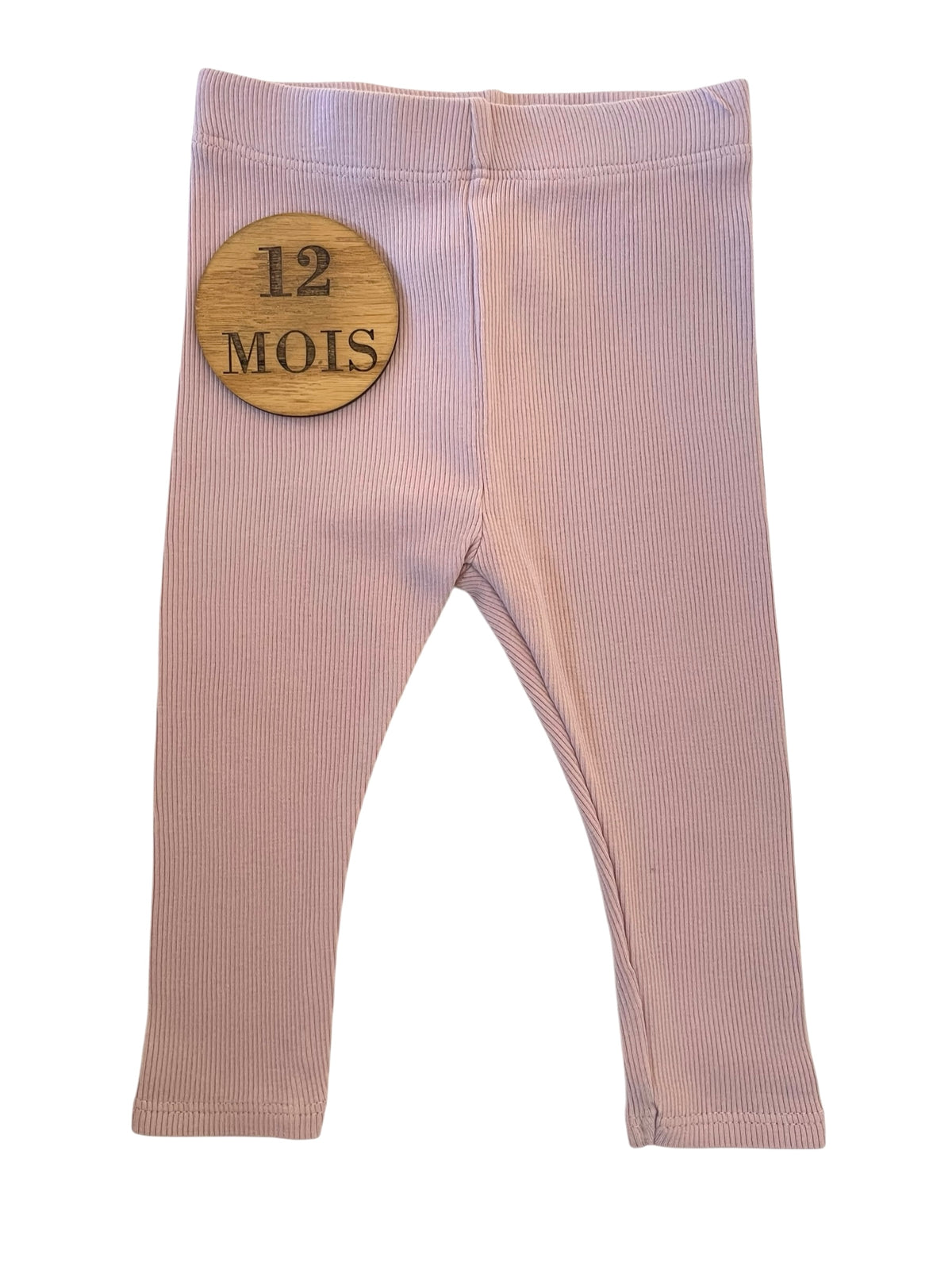 Legging côtelé rose, Kiabi