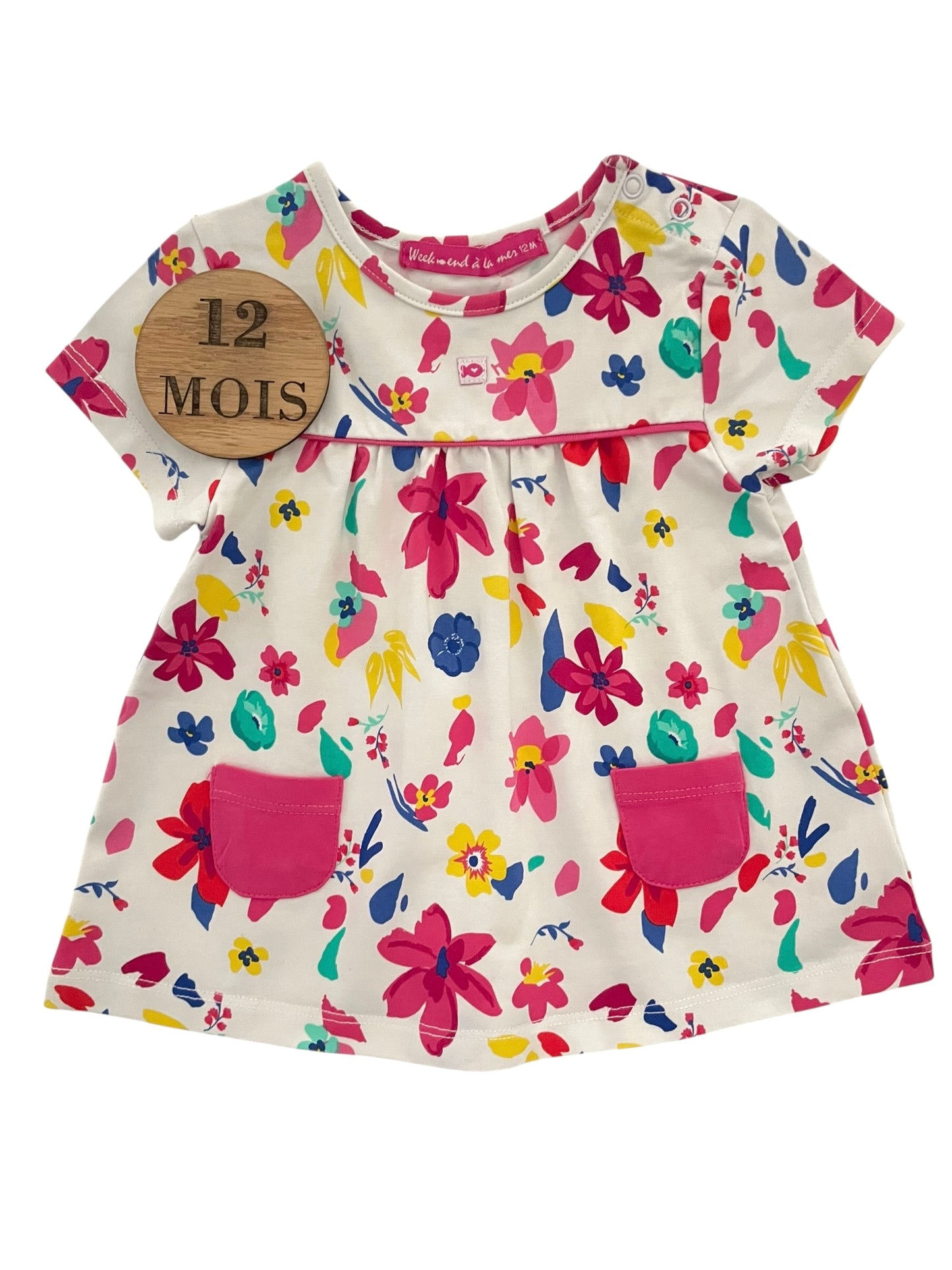 Blouse fleurie, Week-end à la mer