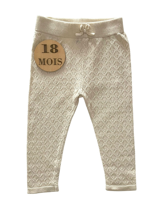Legging en mailles, écru, Kiabi