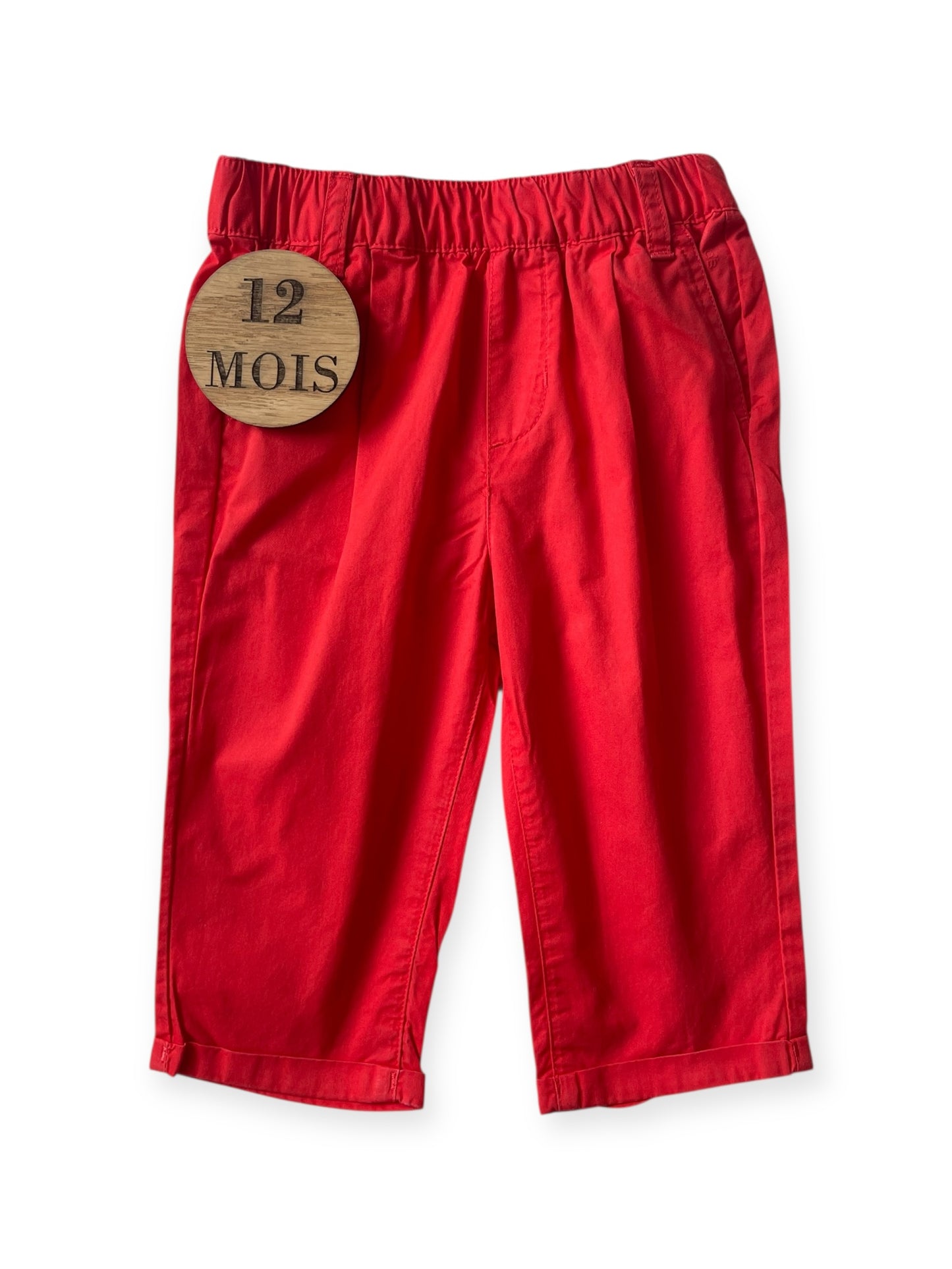 Pantalon en toile,  rouge, Obaibi