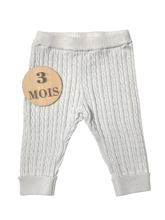 Legging en mailles,blanc, Gémo