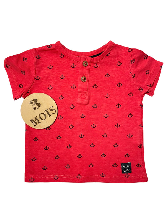 Tee-shirt, rouge, Kiabi