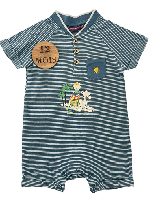 Combishort rayée, bleue, Sergent Major