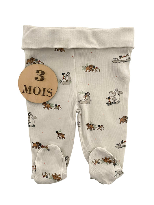 Legging à pieds, écru, moogli