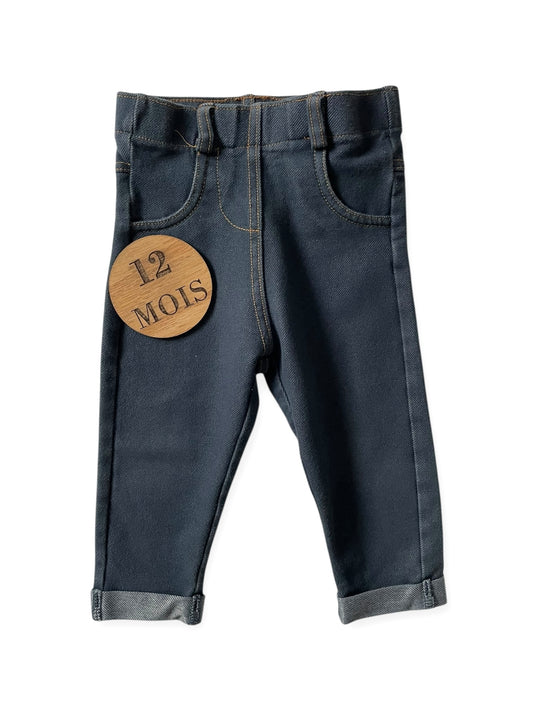 Jegging gris-bleu, Kiabi