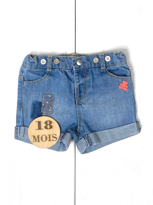 Short en jean, Lulu Castagnette