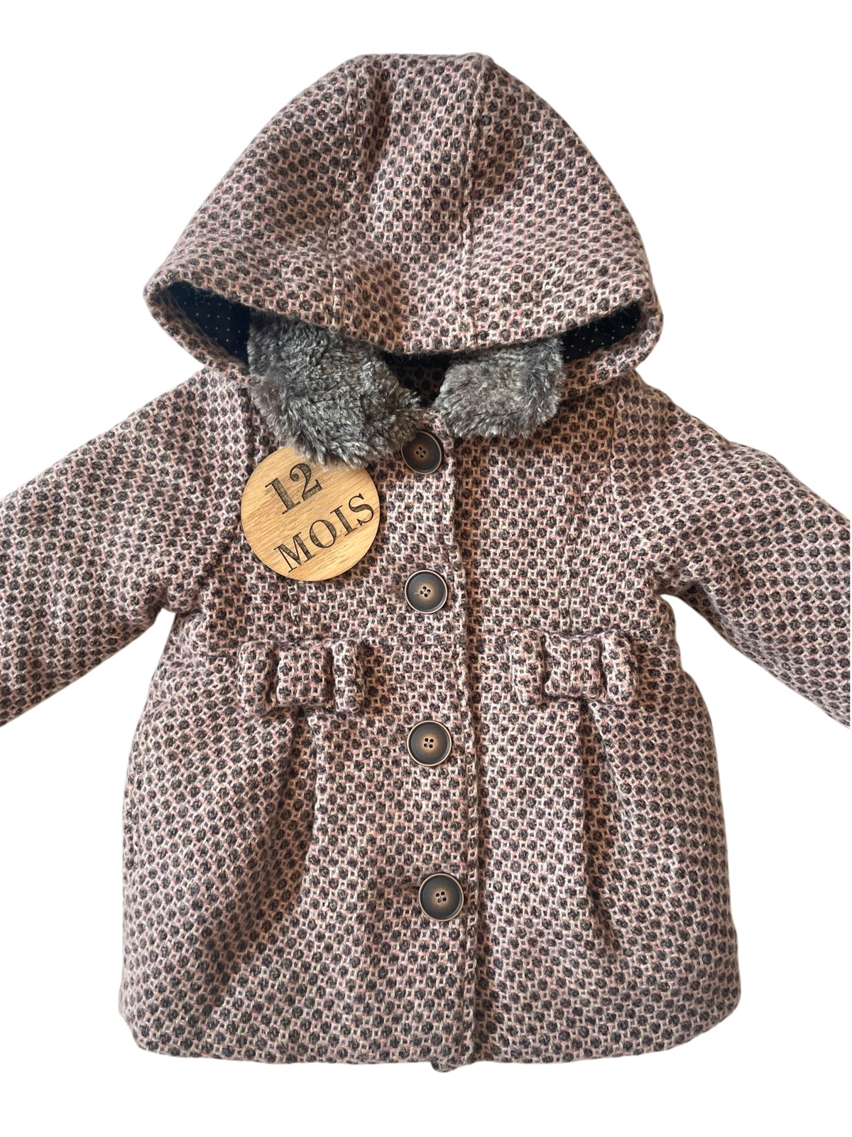 Manteaux épais, marron/ rose, Catimini