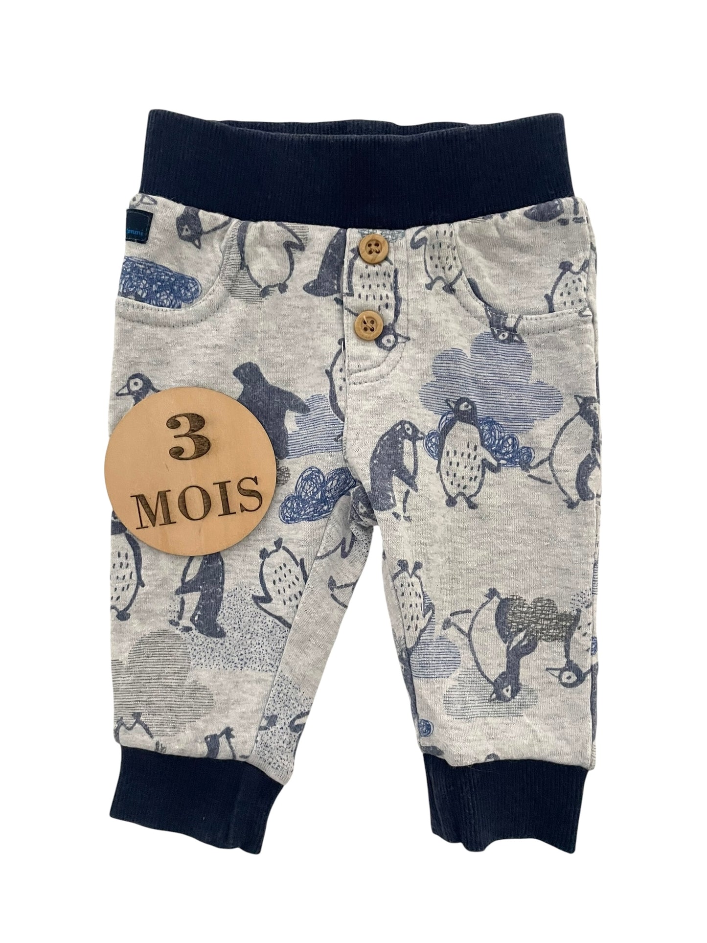 Pantalon bleu et gris, Catimini