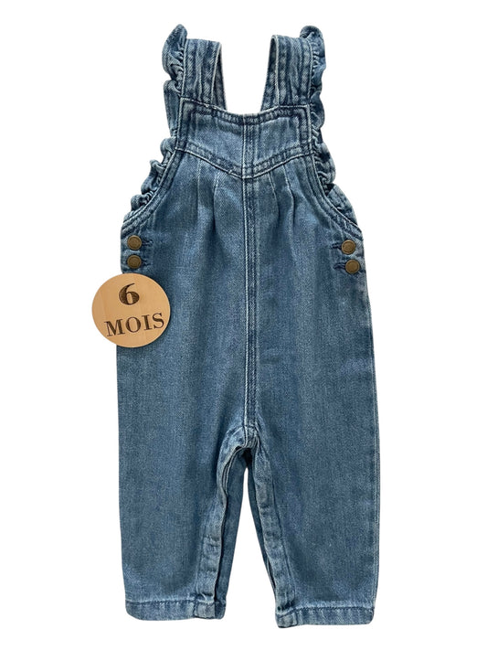 Salopette en jean, Vertbaudet