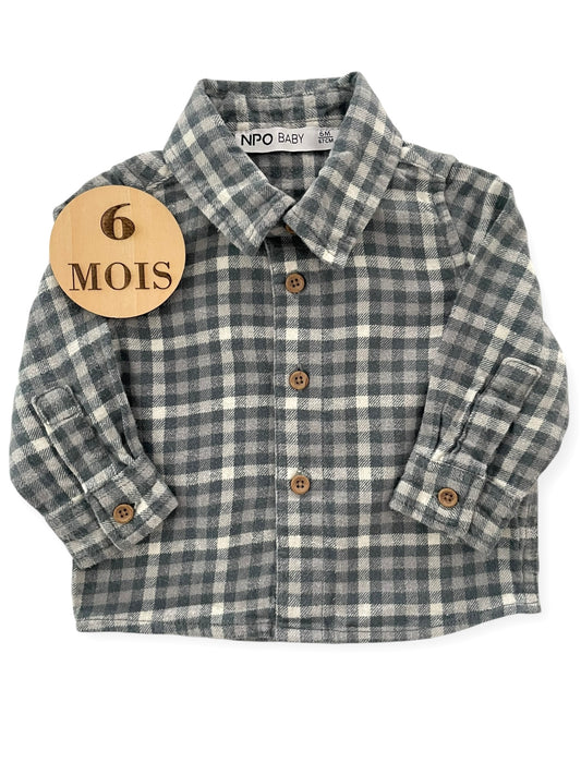Chemise grise à carreaux, NPO