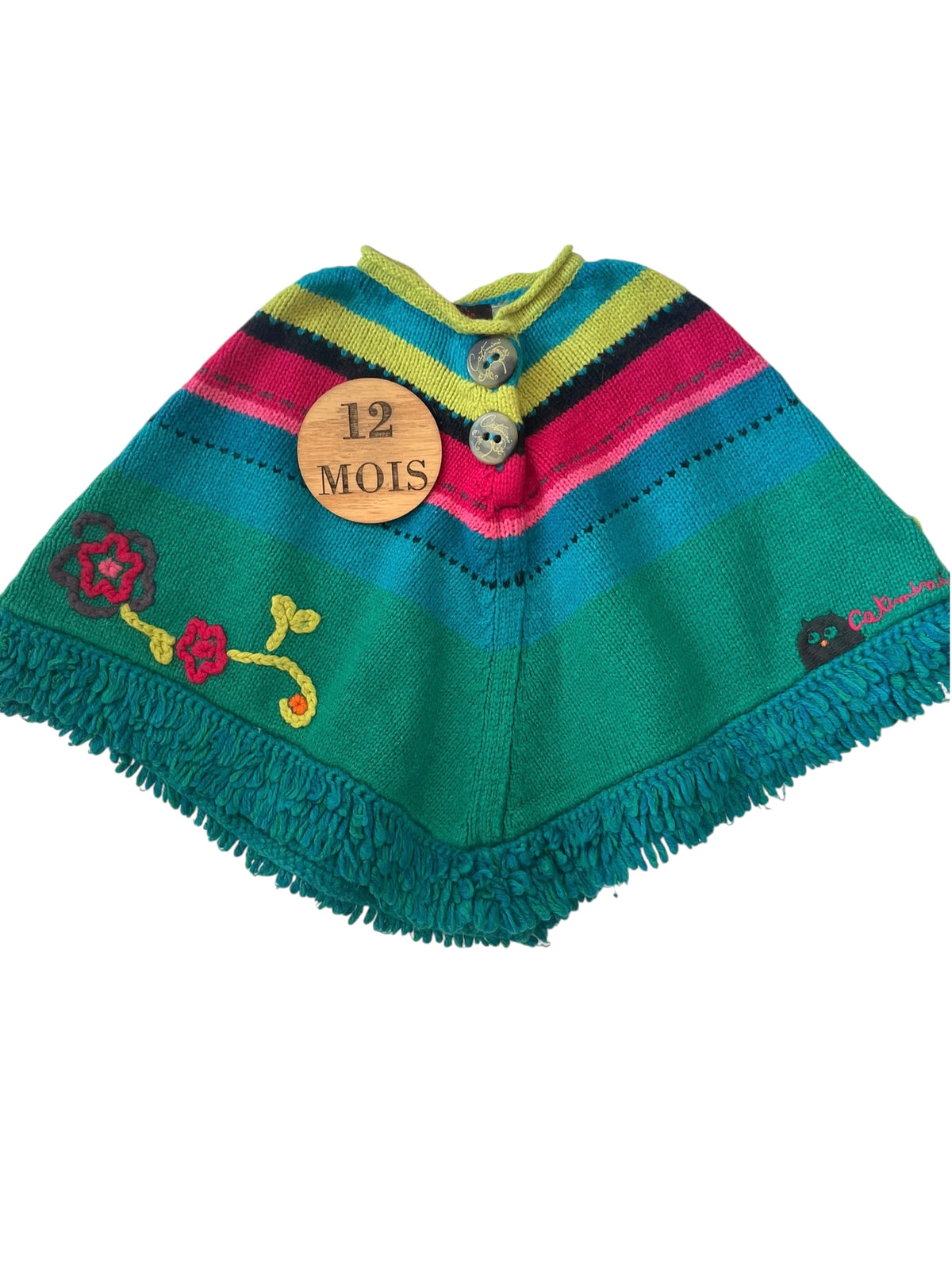 Poncho multicolore, Catimini